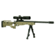 Crickett Precision Bolt Action Rifle, .22 Long Rifle, 16.12in Barrel, 1-16, Scope, Synthetic Flat Dark Earth Stock, Blued, KSA2152-FRRMPG