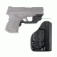 Crimson Trace LaserGuard Green Laser Sight for Springfield XD-S, 3.3/4.0, w/Blade Tech IWB Holster, LG-469G-HBT