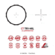 Crimson Trace Hardline Rifle Scope, 1-10x28mm, 34mm Tube, Second Focal Plane, Illuminated CT TR1-MIL, 01-3002301