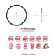 Crimson Trace Hardline Rifle Scope, 1-6x24mm, 34mm Tube, Second Focal Plane, Illuminated CT TR1-MOA, 01-3002401
