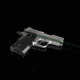 Crimson Trace Lasergrip for 1911 Officer's/Defender/Compact, Green laser, Black, LG-404G