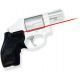 Crimson Trace Laser Grip with Rubber Over Mold for Smith &amp; Wesson J-Frame Pistol