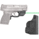 Crimson Trace Laserguard Green Laser for Smith and Wesson M/P 45 Shield w/ BladeTech IWB Holster, LG-485G-HBT