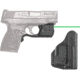Crimson Trace Laserguard Pro Green Laser / 150 Lumen LED White Light for Smith and Wesson M/P 45 Shield w/ BladeTech IWB Holster, LL-808G-HBT