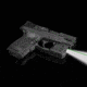 Crimson Trace Laserguard Pro Green Laser / 150 Lumen LED White Light for Smith and Wesson M/P 45 Shield, LL-808G