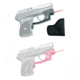 Crimson Trace Laserguard Red Laser Sight for Ruger LCP Handgun, Black, Pink