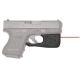 Crimson Trace Laserguard Pro for Glock Gen 3 and 4, 26/27/29/30/33/36/39, Red, Box Pack LL-810
