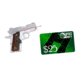 Crimson Trace Master LaserGrip Laser Sight for 1911 Govftt + Commander, Walnut LG-908 w/ 25 Dollar Email Gift Certificate