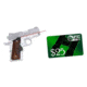Crimson Trace Master LaserGrip Laser Sight for 1911 Govt + Commander, Walnut LG-908 w/ 25 Dollar Email Gift Certificate