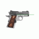 Crimson Trace Master Series Cocobolo Diamond Lasergrips, Green Laser, Fits Compact 1911, Black/Brown, LG-921G