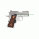 Crimson Trace Master Series Cocobolo Diamond Lasergrips, Green Laser, Fits Compact 1911, Black/Brown, LG-921G