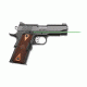 Crimson Trace Master Series Cocobolo Diamond Lasergrips, Green Laser, Fits Full-Size 1911, Black/Brown, LG-920G
