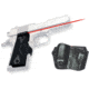 Crimson Trace Pistol Lasergrips - 1911, GOULD, Full-Size Grip and Leather Holster Combo LG-401H GOULD