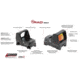Crimson Trace RAD Max Large Open Reflex Red Dot Sight, 3.5 MOA Red Dot Reticle, Black, 01-01980