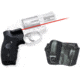 Crimson Trace Smith &amp; Wesson J Frame Lasergrips, GOULD, Grip and Leather Holster Combo, LG-305H GOULD