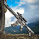 Criterion Barrels 16in AR-15 HBAR Mid Length Gas System Barrel, Chrome-lined, Parkerized, 15160-HB8