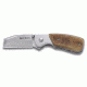 CRKT Graham Stubby Folding Razel Knife - Ram Horn Handle, Razor-Sharp Edge 4020RH