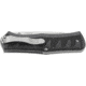 CRKT ASSISTED OPENING LOCKING LINER, Crack Shot Compact, Triple Point Serrations, Black and Gray, 3.5 R1206