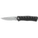 USED CRKT ASSISTED OPENING LOCKING LINER, Crack Shot Compact, Triple Point Serrations, Black and Gray, 3.5 R1206, EDEMO1