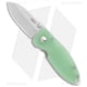 CRKT Burnley Squid Folding Knife, 2.25in, D2, Spear Point Blade, G10 Jade Handle, Steel/Jade, 5.75in, BHQ-107739