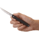 CRKT CEO Folding Knife by Richard Rogers, Locking Liner, 3.107 in 8Cr13MoV Steel Blade, Glass Reinforced Nylon Handle, Black, 7096