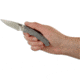 CRKT Cobia Assisted Open Folding Knife by Matthew Lerch,2.94in Satin Drop Point Plain Edge,Satin Handle CR7040