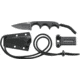 CRKT Columbia River Folts Minimalist Drop Point Knife, Black 2384K