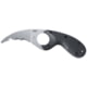 CRKT Bear Claw 2.39in Fixed Blade Knife, AUS 8, Hawkbill, Black w/Veff Serrations Glass-Reinforced Nylon, 2511