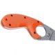 CRKT Bear Claw 2.39in Fixed Blade Knife, AUS 8, Hawkbill, Orange w/Veff Serrations Glass-Reinforced Nylon, 2511ER