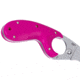 CRKT Bear Claw 2.39in Fixed Blade Knife, AUS 8, Hawkbill, Pink w/Veff Serrations Glass-Reinforced Nylon, 2511F