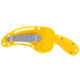 CRKT Bear Claw 2.39in Fixed Blade Knife, AUS 8, Hawkbill, Yellow w/Veff Serrations Glass-Reinforced Nylon, 2511Y