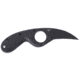 CRKT Bear Claw 2.39in Fixed Blade Knife, AUS 8, Hawkbill, Black Glass-Reinforced Nylon, 2516K
