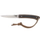 CRKT Biwa Fixed Blade Knife, 3.02in, 8Cr13MoV, Drop Point, Brown/Black G10 Handle, 2382