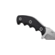 CRKT Catchall Fixed Blade Knife, 5.51in, High-Carbon Stainless Steel, Sheepfoot, Black Glass-Reinforced Nylon w/Rubber Handle, 2866