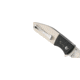 CRKT Curfew Assisted Assisted Opening Folding Knife, 3.1in, 8Cr13MoV Blade, Drop Point, Polished Resin Infused Fiber, Black/White Handle, 2867