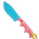 Crkt CRKT Folts Minimalist Dessert WarriorR Nessmuk Neck Knife 2.9" Blue, Pink, 8Cr13MoV, adult, BHQ-225294