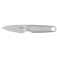 CRKT HangTi Fixed Blade Knife, 1.06in, Titanium Blade, Drop Point, Gray Titanuim Handle, 7066