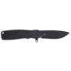 CRKT Homefront Compact Folding Knife, 2.91in, 1.4116 Stainless Steel Blade, Drop Point Blade, Black Aluminum Handle, K245KKP