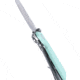 CRKT Ibis Frame Lock Folding Knife, 3.08in, 14C28N, Drop Point Blade, Blue Handle, 2560