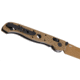 CRKT M16?03XK Folding Knife, 3.57in, D2 Tool Steel Blade, Drop Point Blade, Tan G10 Handle, M16-03XD