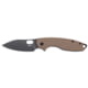 CRKT Pilar III Folding Knife, 2.97in, D2, Sheepsfoot Blade, Brown G10 Handle, 5317B