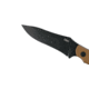 CRKT Ramadi Fixed Blade Knife, 4.37in, SK5 Carbon Steel Blade, Drop Point Blade, Brown Micarta Handle, 2083