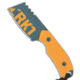 Crkt CRKT Razel Compact Fixed Blade Knife Yellow G-10 3" Blue Ceramic Top Serr D2, Yellow, D2, adult, BHQ-237297