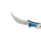 CRKT Ritual Assisted Opening Folding Knife, 4.37in 12C27, Persian, Fiber Infused Resin Handle w/Stainless Steel Bolster, White, 7471