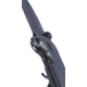 CRKT Squid Compact Assisted Opening Folding Knife, 1.75in, 8Cr13MoV, Drop Point, Black Stainless Steel Handle, 2485K