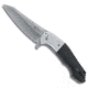 CRKT Eraser Folding Tanto Tactical Knife, Plain Edge, Satin Blade 8900