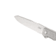 CRKT Facet 3.37in Folding Knife, Sheepsfoot, Plain Satin D2 Steel Blade, Stainless Steel Handle, K230XXP