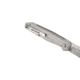 CRKT Facet 3.37in Folding Knife, Sheepsfoot, Plain Satin D2 Steel Blade, Stainless Steel Handle, K230XXP