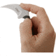 CRKT Folts Keramin - 2.31in. Kerambit Style Blade, Green &amp; Black Scales, Sheath w/ Lanyard 2389
