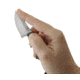 CRKT Folts Minimalist Bowie Fixed Blade Knife, 2in, Bowie Style Clip Point, Black Micarta Handle CR2387K